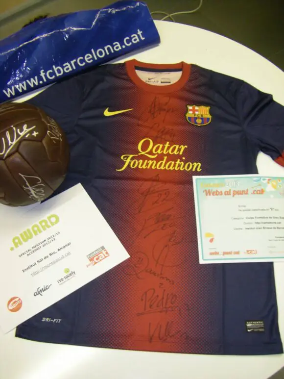 El FC Barcelona, col·laborador d’honor als concursos Webs al punt .cat i Dot Award