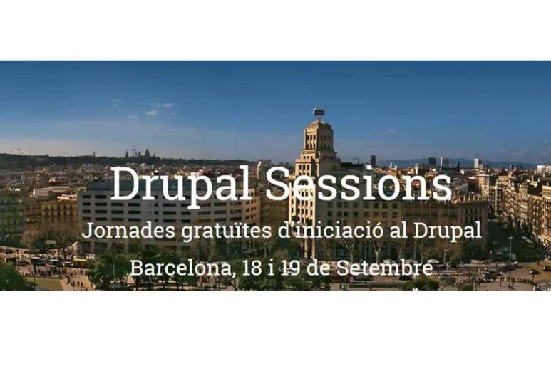 Vols crear un lloc web? Et convidem a les jornades d’iniciació de Drupal