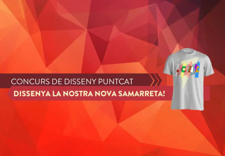 El disseny amb el títol “mongeta puntcat” guanya el concurs de disseny de la samarreta promocional