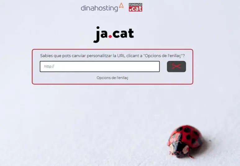 Ja.cat, the URL shortener in catalan