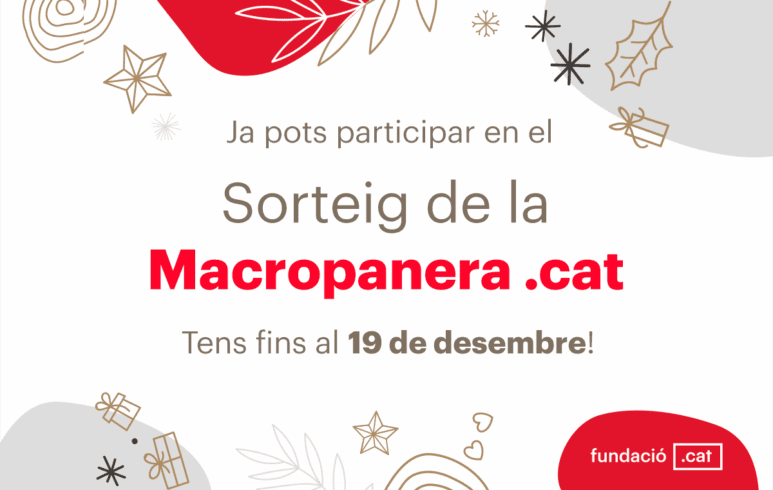 Comença el sorteig de la Macropanera .cat!