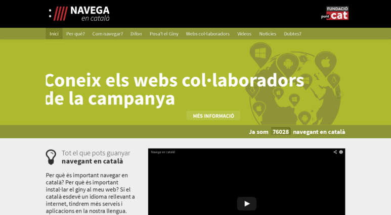 La Fundació puntCAT se moviliza para aumentar la presencia del catalán en la red