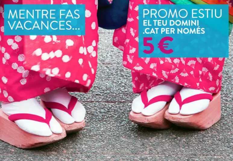 Promoció d’estiu: registra un domini .cat per només 5 euros