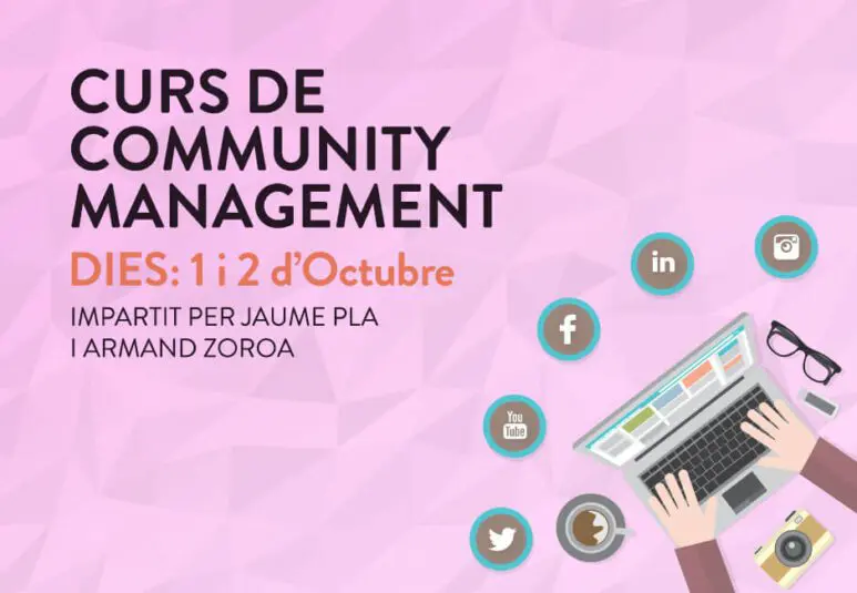 Curs de  “Community management”, amb Jaume Pla i l’Armand Zoroa