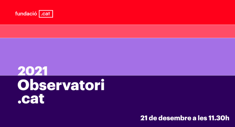 Acte de presentació Observatori .cat 2021