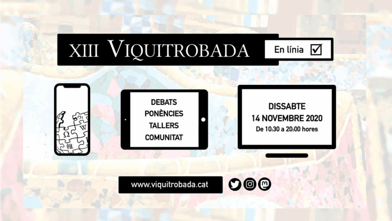 La Viquitrobada 2020, sábado 14 de noviembre desde el sofá