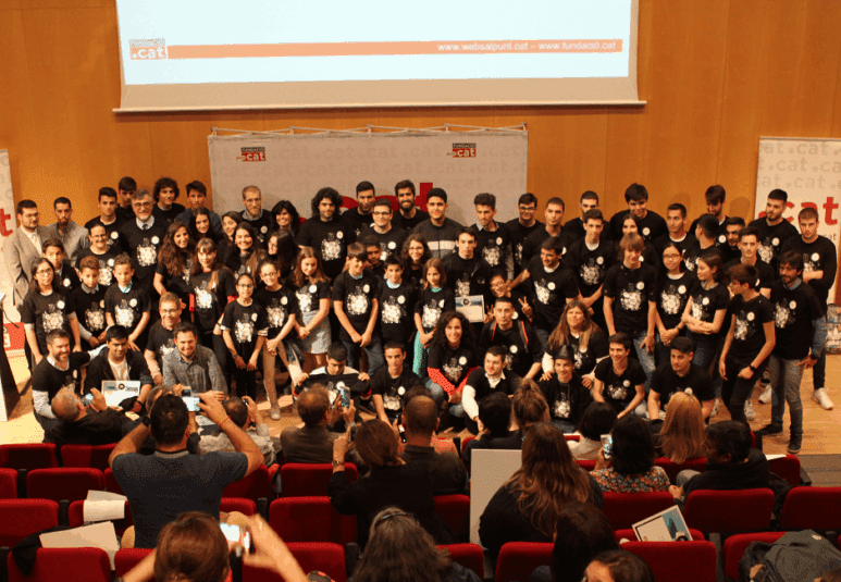 Fundació puntCAT celebrates the awards ceremony of the 9th Webs al punt.cat contest