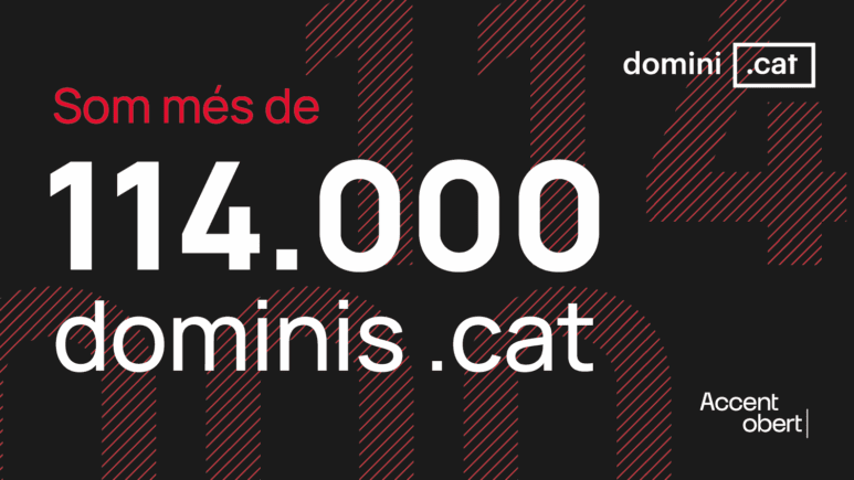 El domini .cat supera els 114.000 registres: una nova fita en temps rècord
