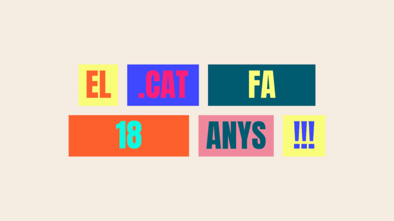¡El dominio .cat llega a la mayoría de edad!