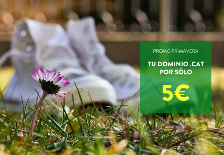 Campaña primaveral: altas de dominios .cat a 5 euros y renovaciones muy económicas