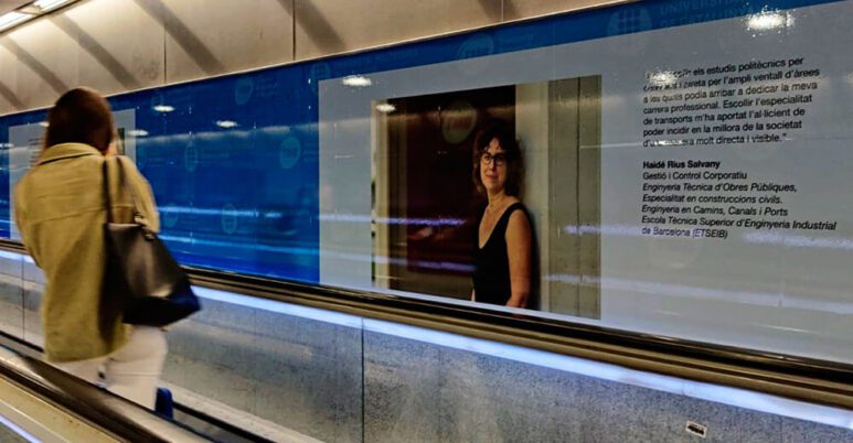 Últimos días para visitar la exposición ‘DonesTech per a noves destinacions’ en el metro de Barcelona