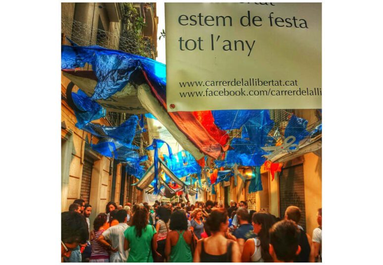 Una fotografía de las fiestas de Gràcia, ganadora del concurso #estiupuntCAT