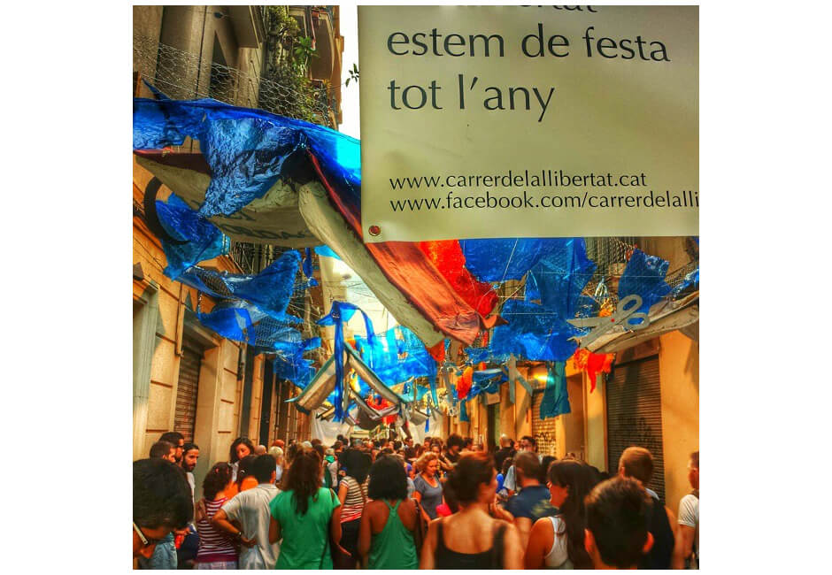 Una fotografía de las fiestas de Gràcia, ganadora del concurso #estiupuntCAT