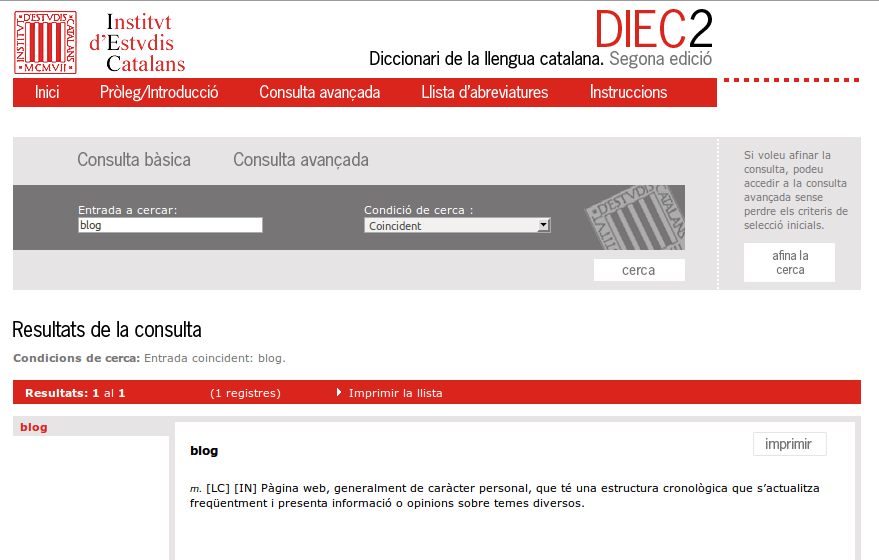 Passem del bloc al blog