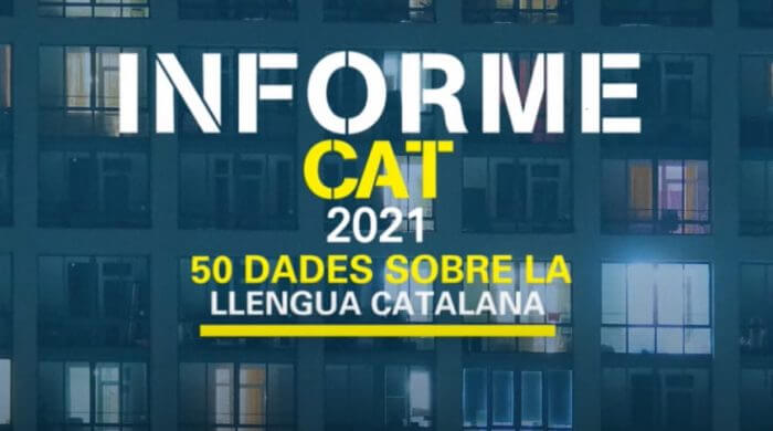 La Plataforma per la Llengua publica el InformeCAT 2021 sobre el estado del catalán