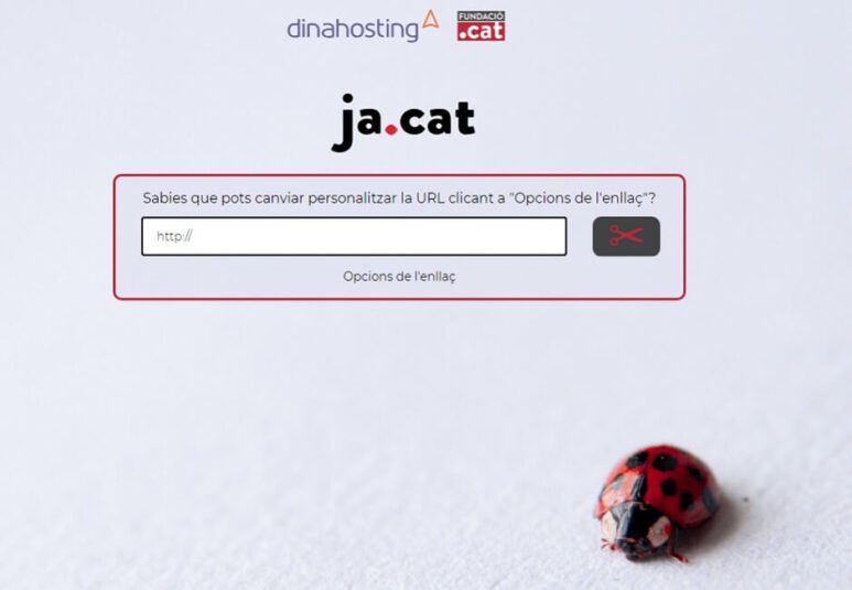 Ja.cat, el acortador de URLs en catalán