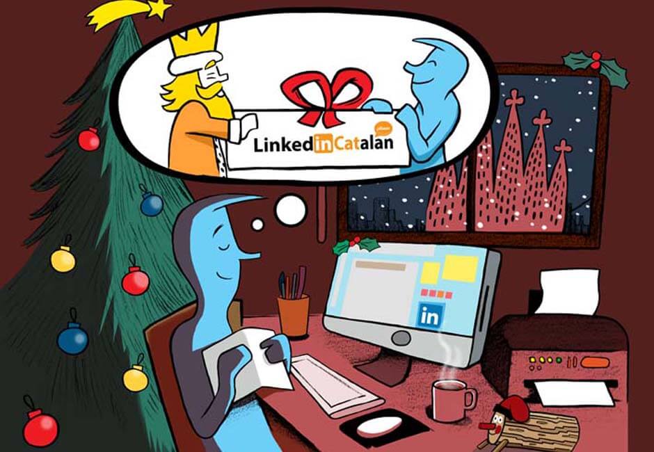 Esta Navidad, pide una versión catalana de LinkedIn