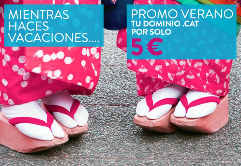 Promoción de verano: registra un dominio .cat por 5 euros