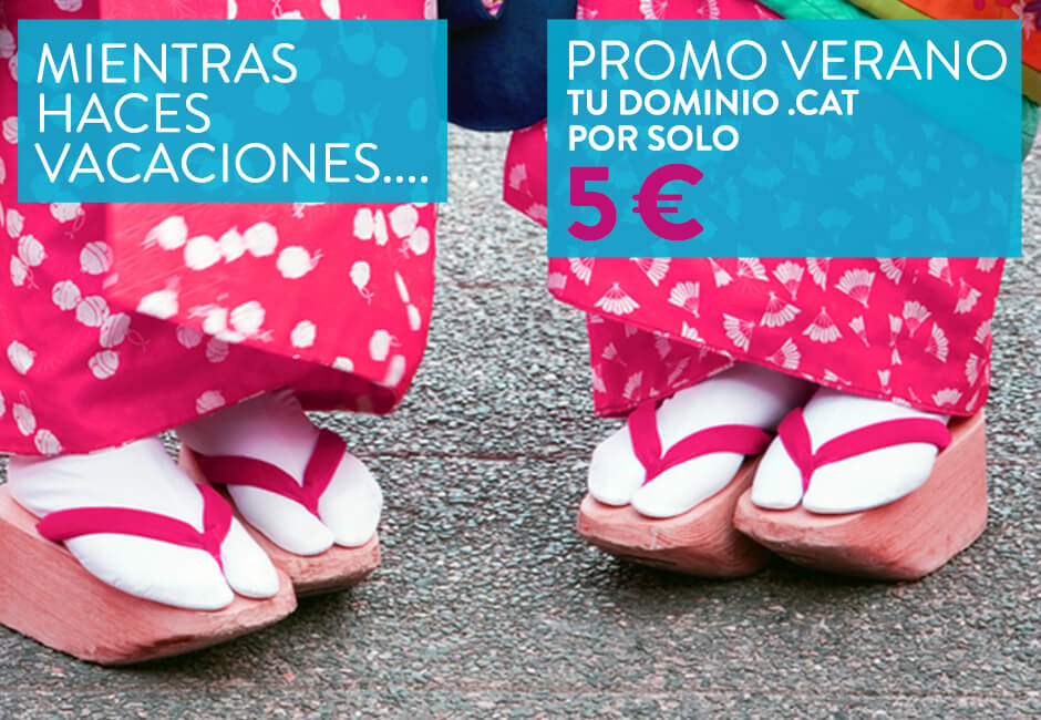 Promoción de verano: registra un dominio .cat por 5 euros