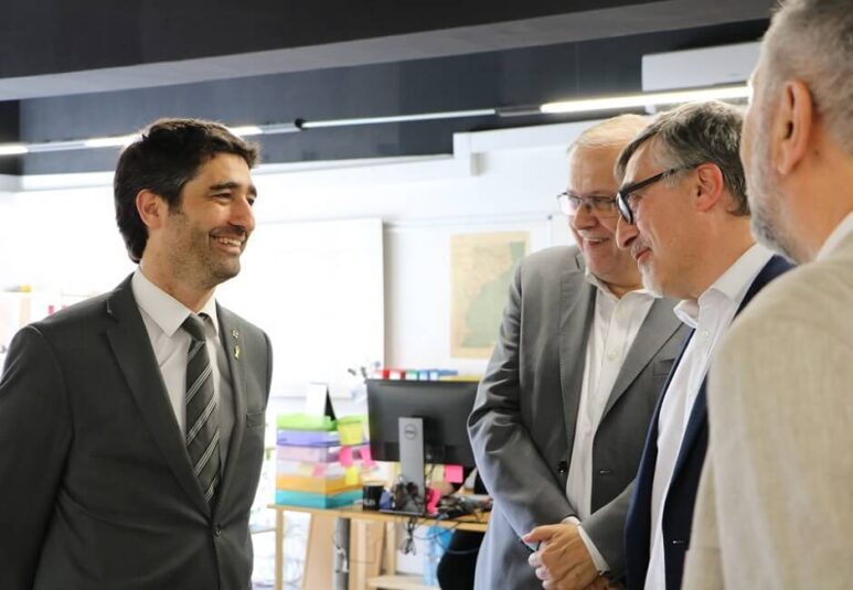 El consejero Jordi Puigneró visita la Fundació .cat