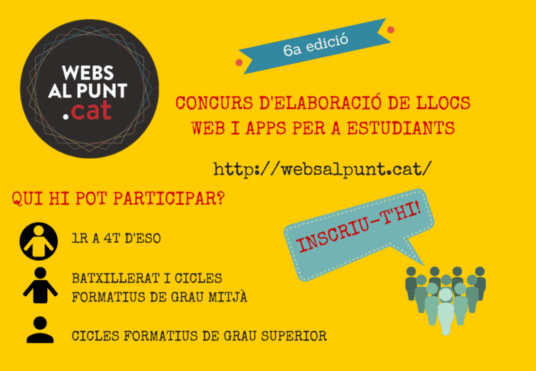 Arranca una nueva edición del concurso Webs al punt .cat, que organiza la Fundació puntCAT