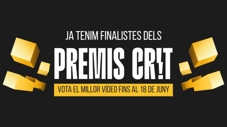 El premis CRIT anuncien els seus finalistes i escalfen motors per a la gran nit de la creació digital en català
