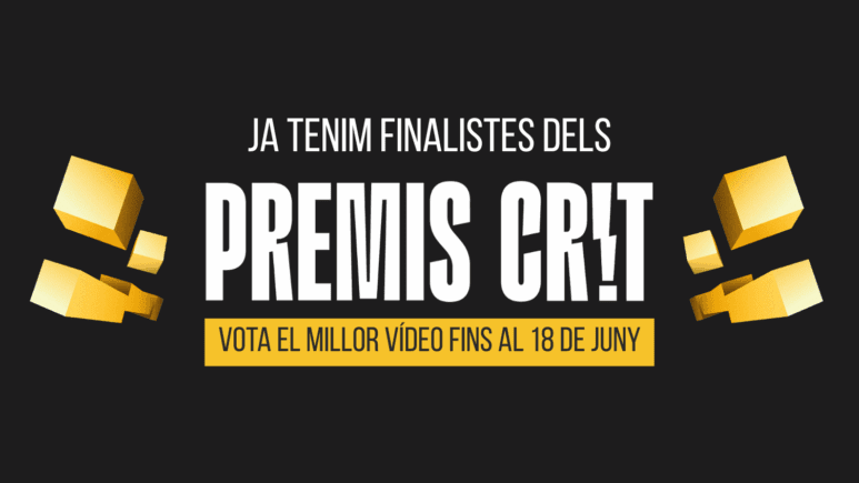 El premis CRIT anuncien els seus finalistes i escalfen motors per a la gran nit de la creació digital en català