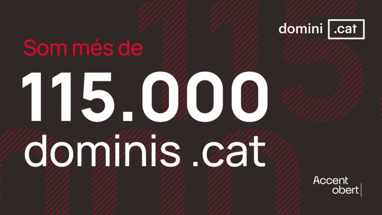 El domini .cat supera els 115.000 registres i reforça la confiança de la comunitat digital en català
